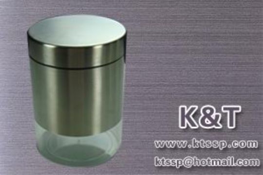   Stainless Steel Round Sealed Jar 